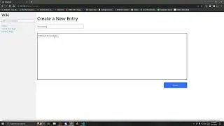 Wiki | CS50 | Project 1 | Django