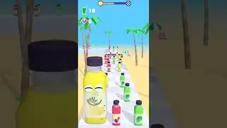 Juice Run 3D all level game play #youtubeshorts #shortfeed #viral