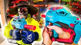 The NERF MR BEAST GEL FIRE BLASTER!