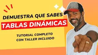 Tablas dinámicas en EXCEL para principiantes desde cero con TALLER - claro y al punto