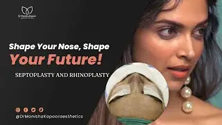 Depressed Nose Rhinoplasty Surgery | Rhinoplasty Nose Before & After | Dr Monisha Kapoor