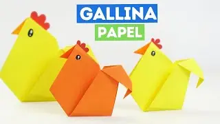 🐔 How to make an easy paper chicken step by step