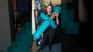 Paper Minecraft Sword (no glue or tape!)