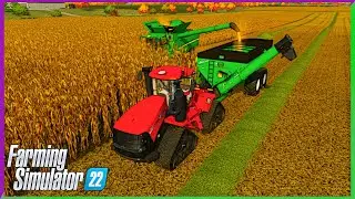 HUGE HARVEST!! FS22  MILLENIAL FARMER MAP, WELKER FARMS??