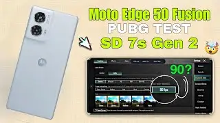Moto Edge 50 Fusion Pubg Test | SD 7s Gen 2