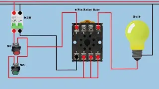 How to Wire 8 PIN Relay for Holding or Latching Circuit