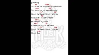 I THANK GOD | instrumental  | key of Ab | lyrics and chords | praise and worship | Housefires