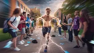 Quicksilver has the Superhuman ability to Move at Great Speeds. 💨 #Xmen #Superhero #Marvel