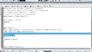 Tcl/Cisco Lesson19 : Procedures and Functions (English Version)
