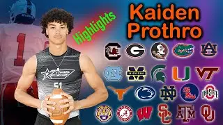 Kaiden Prothro Highlights || 5 Star TE