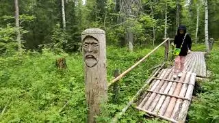Первая вылазка в лес с дочкой
