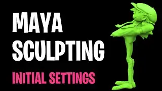 Settings for Sculpting in Maya