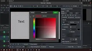 42 How to change the color of text in the title clip