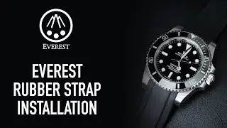 Everest Bands Rubber Strap Review and Installation on Rolex Submariner