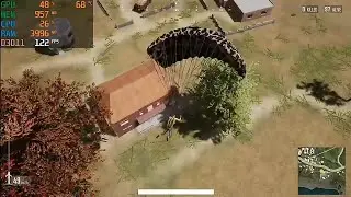 PUBG PC LITE Ryzen 5 2400g + GTX 1050ti Gameplay with custom settings .