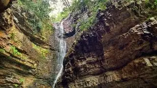Beautiful Waterfall at Saleshwaram Lingamayya Swamy Temple | జలపాతం @ సలేశ్వరం లింగమయ్య స్వామి ఆలయం