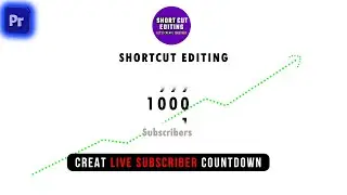 Subscriber countdown in premiere pro | how to create countdown effect