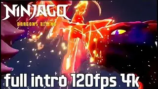 Ninjago Dragons Rising Season 2 intro 120fps 4k ultra HD