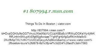 Things To Do In The City Of Boston