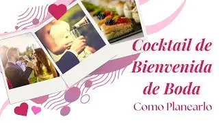 Wedding: How to Plan Your Reception Cocktail Hour