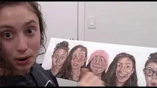 I Painted Myself Every Day For FIVE Days- FIVE Self Portraits