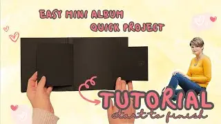 Quick & Easy Mini Album with a 6x6 Paper Pad | Step-by-Step Scrapbook Tutorial | 2026