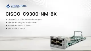 Cisco Catalyst 9300 Series C9300-NM-8X Display (On sales)