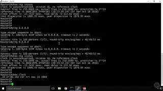 application layer protocols cisco ccna 200 125 100 105 13   Demo Setting up the Clock and NTP on Rou
