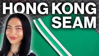 How To Sew a Hong Kong Seam | Julianna Zinchenko's Sewing School #sewing #sewingtutorial  #fashion