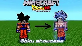 All Goku showcase | Ryp anime addon/mod in Minecraft bedrock | (1.20.32)