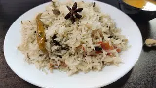 Ghee Rice   Indian Vegetarian Recipe - Telugu vantalu