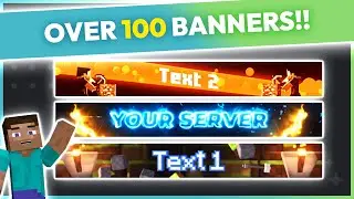 Minecraft Server Banner Maker (130 Banner Templates!) ⛏️