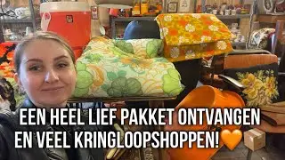 EEN HEEL LIEF PAKKET ONTVANGEN EN VEEL KRINGLOOPSHOPPEN!🧡📦