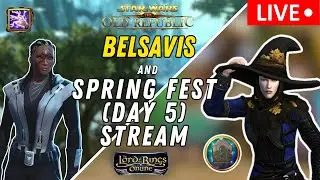 ✨ Belsavis Quests in SWTOR & Spring Fest Quests in LOTRO | SWTOR (lvl 49) Sith Inquisitor & LOTRO