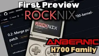 Anbernic RG35XXSP Rocknix CFW First Preview!! 🤩🔥👍
