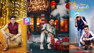 Diwali Photo Editing || PicsArt Diwali Special Photo Editing || Dipawali Photo Editing