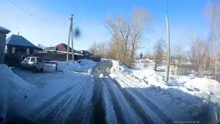 город Риддер (Лениногорск) ул.Черепанова, ул.Боровая. 18 марта 2024г.