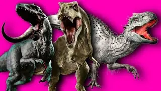 🎶INDOMINUS REX and TYRANNOSAURUS REX JURASSIC WORLD MUSICAL- LHUGUELY.[Song: Dinosaur Hybrid].