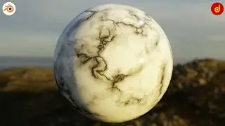 Procedural Marble Material in Blender | Procedural Marble Material Blender