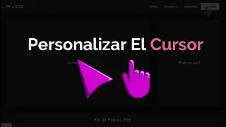 Como Personalizar el Cursor de mi Sitio Web | Html y Css | Desarrollo Web 2020.