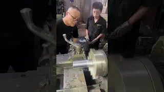 Teaching metalworking practice at the factory  #machine #cnc  #lathe #machining