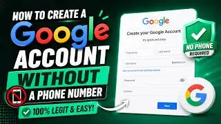 How to Create a Google Account WITHOUT a Phone Number (100% Legit & Easy!)