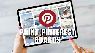 💲 EASY STEPS: how to print pinterest boards.