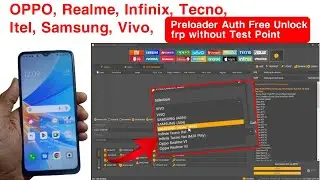 OPPO Realme Mtk Preloader Frp Unlock Without Test Point | By UnlockTool Free Auth