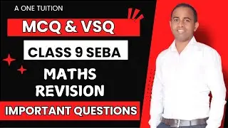 class 9 seba mathematics mcq 2024-25| Revision |maths | important QUESTIONS| half yearly| final