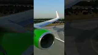 Landing into Vladivostok | Left Engine View | 737 Zibo mod | X-plane 12
