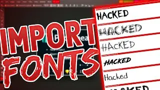 How to Import Custom Fonts Into Photopea! *EASIEST Way!*