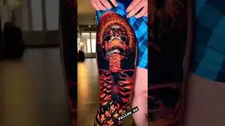 Leg Tattoo Design #shortsfeed #shorts #tattoo