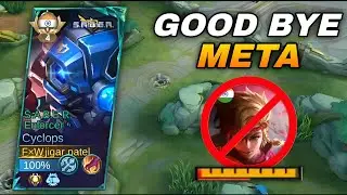 GOODBYE YIN META !! THIS NEW CYCLOPS BUILD & EMBLEM WILL MAKE YIN USELESS IN RANKED GAME !! MLBB
