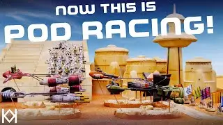 I built the Pod Race from the Phantom Menace